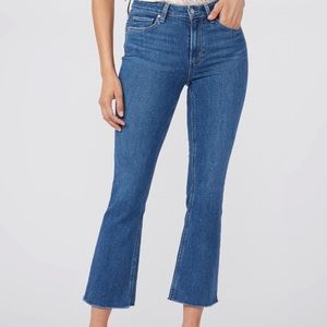 PAIGE Colette Crop Flare Denim